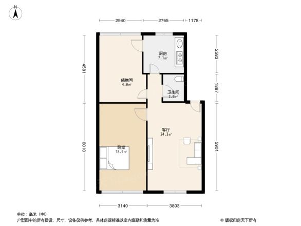 青春岛社区户型图