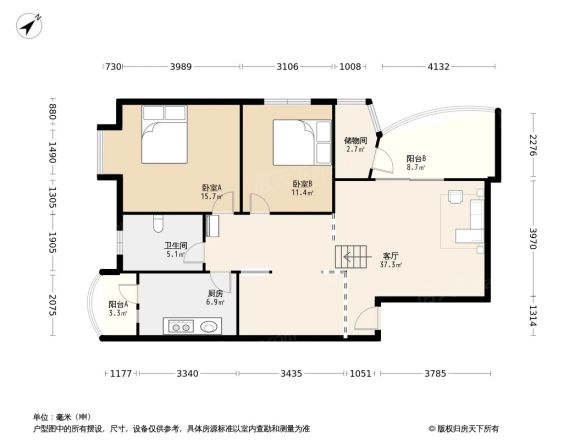 金房苑西苑户型图