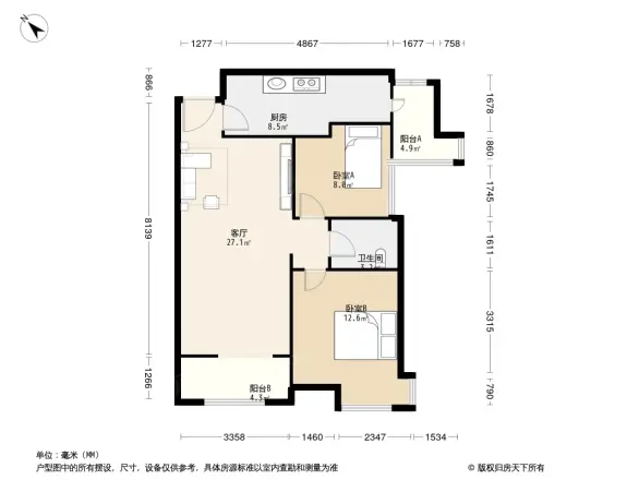 世纪滨江户型图