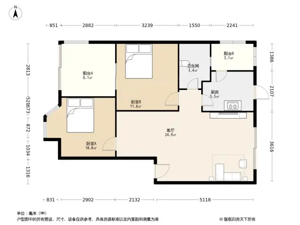 金色花园一期户型图