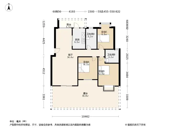南国雅苑户型图