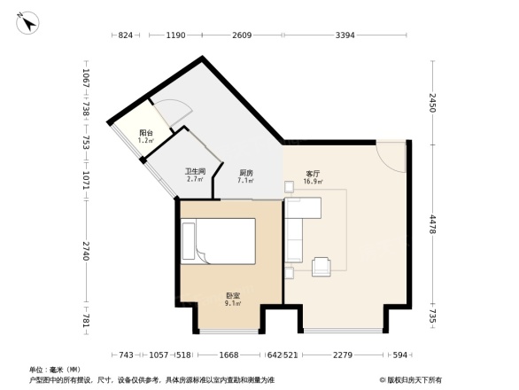上锦美地户型图
