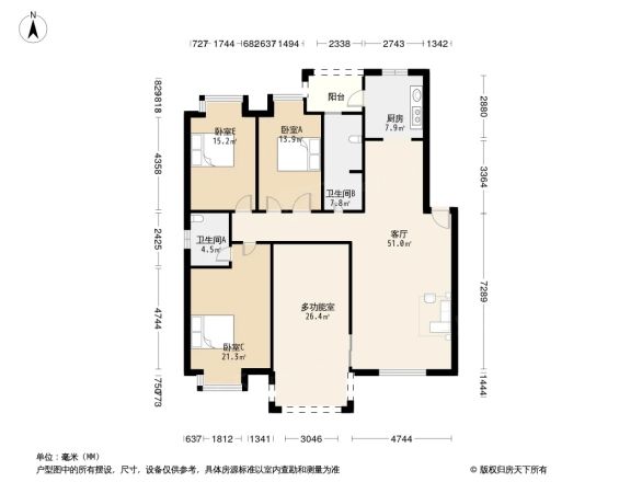 清荷苑户型图