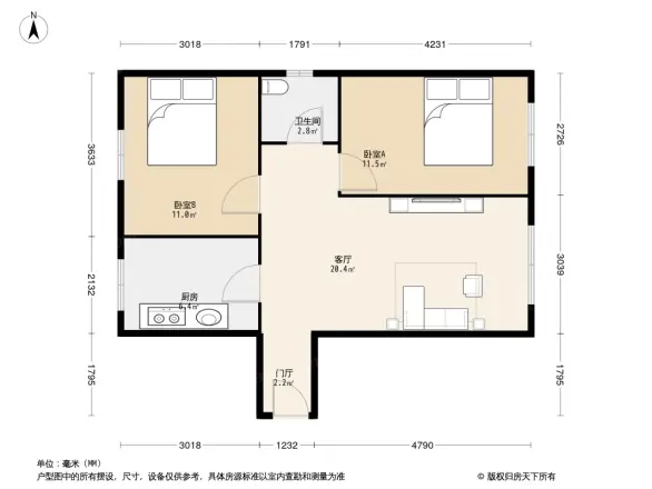 贝森兴园户型图