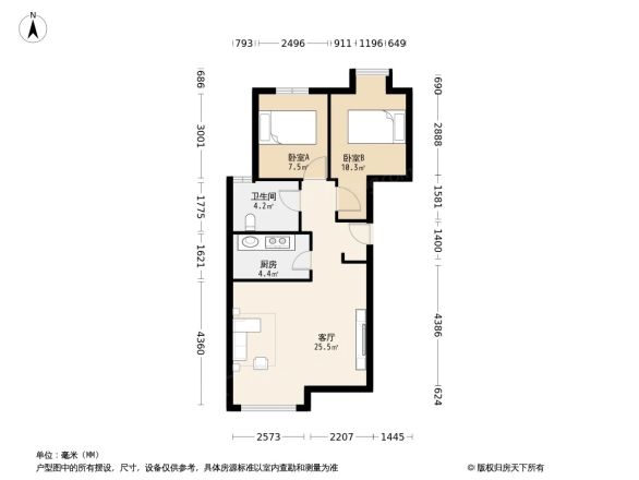 绿地蔷薇四季户型图