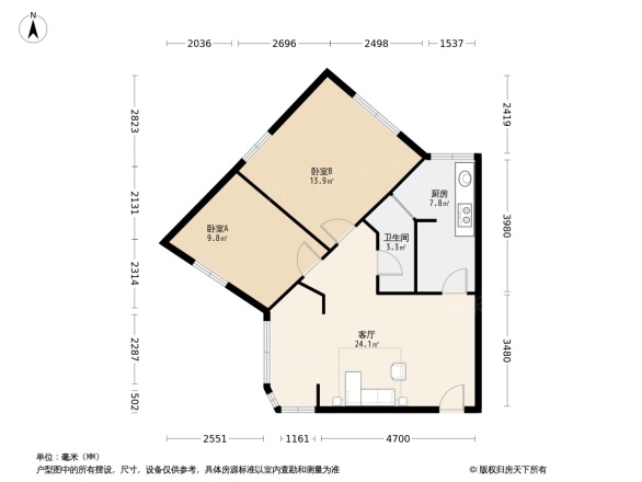 芳草东街64号户型图