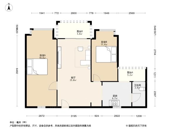 雅喻轩户型图