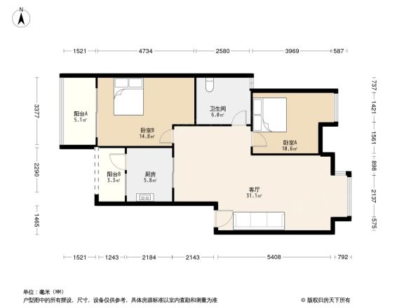 博瑞都市花园户型图