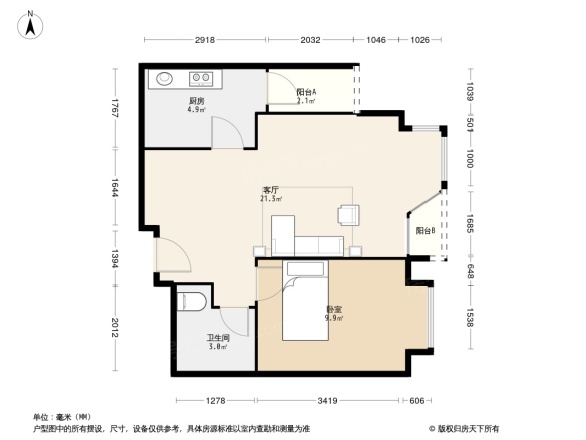 金林大城小室户型图
