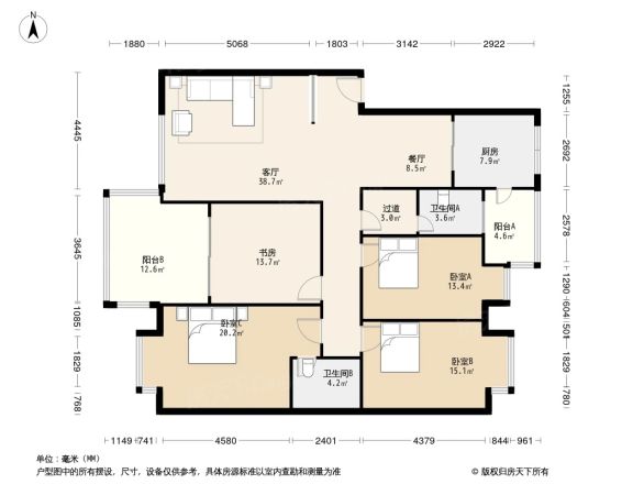 清荷苑户型图