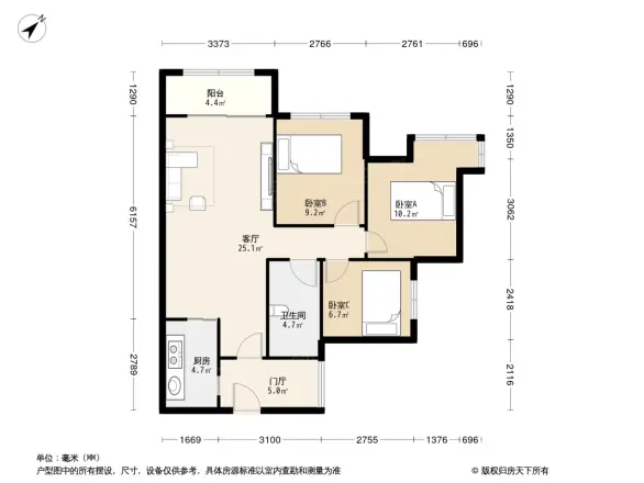 绿地国际花都一期户型图