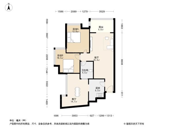 东山国际新城E区户型图