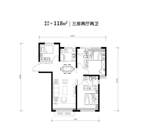 中海·寰宇天下户型图