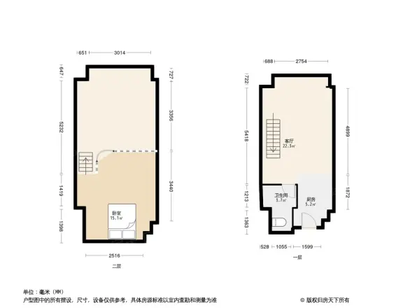 星港城商住楼户型图