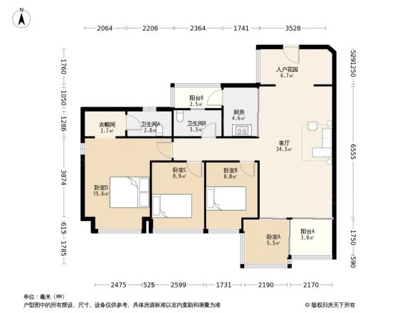 合峰东岸名苑户型图