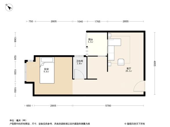 联冠广场户型图