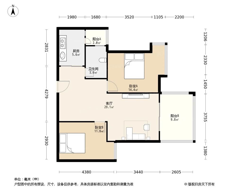 户型图2/2