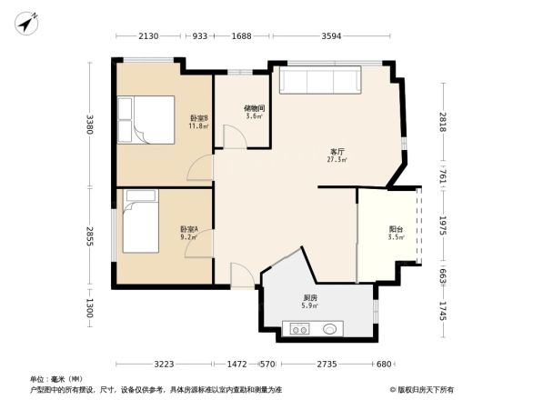 万科金御华府户型图