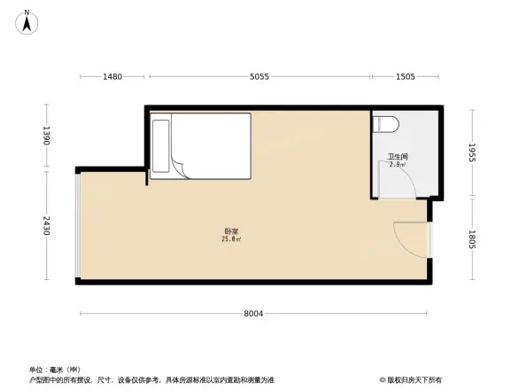 和贵时代巢户型图