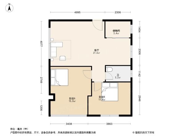 时代中心户型图