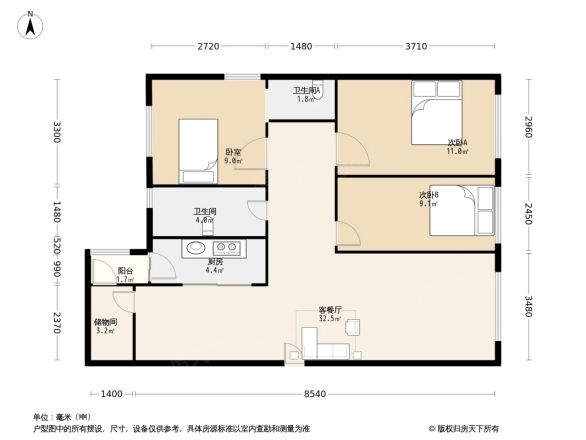 万科金御华府户型图