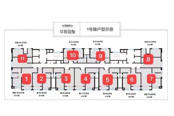 楼栋平面图