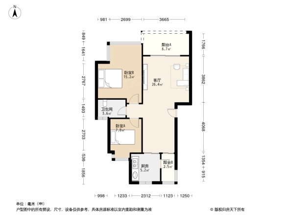 帝雍园户型图