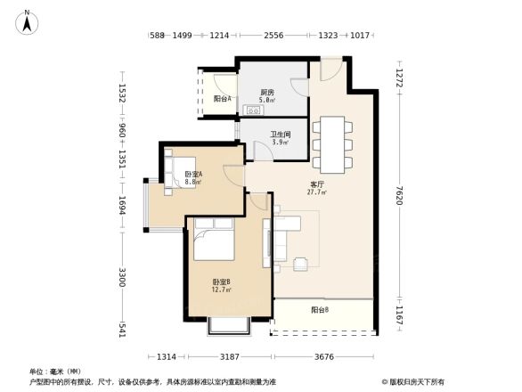 金龙美景户型图