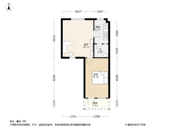 鸿图大厦户型图