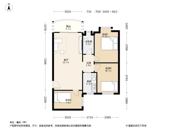 凯旋豪庭户型图
