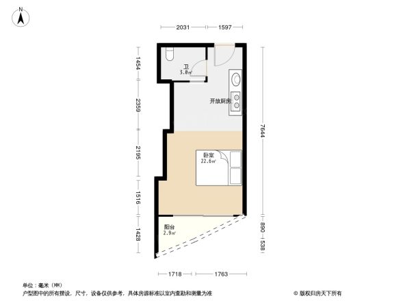 幸福立方户型图