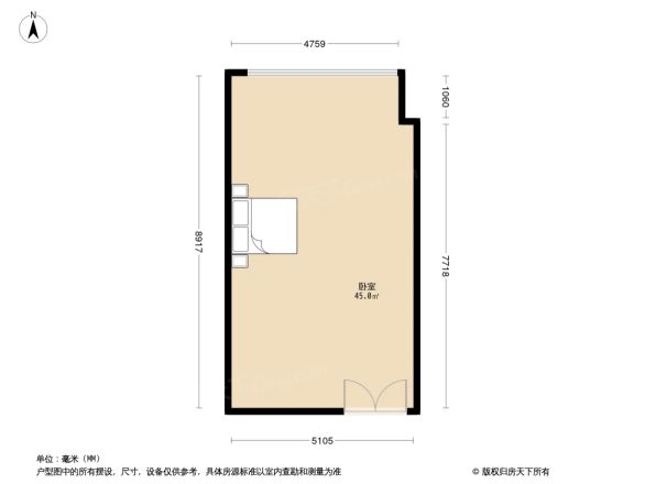 雄盛王府广场户型图
