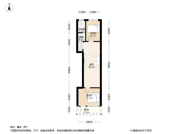 宝华路21号户型图