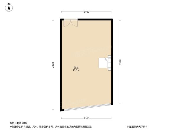 雄盛王府广场户型图