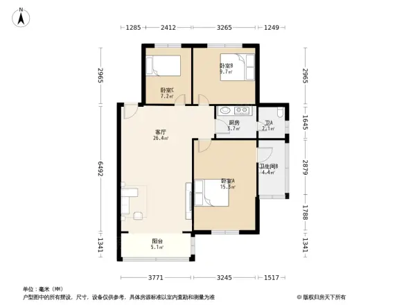 怡和新村户型图