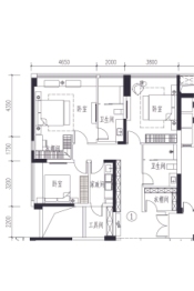 保利维塔3室2厅1厨2卫建面289.00㎡