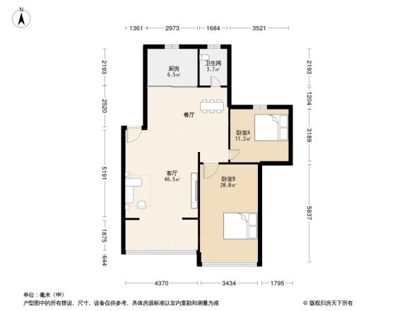 兰庭丽景户型图