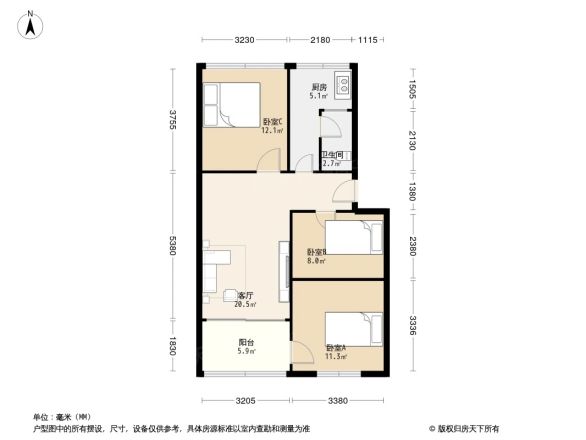 林苑楼户型图