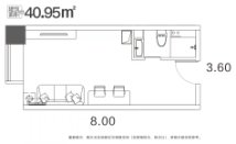 中海阅溪府行政公馆20#公寓户型