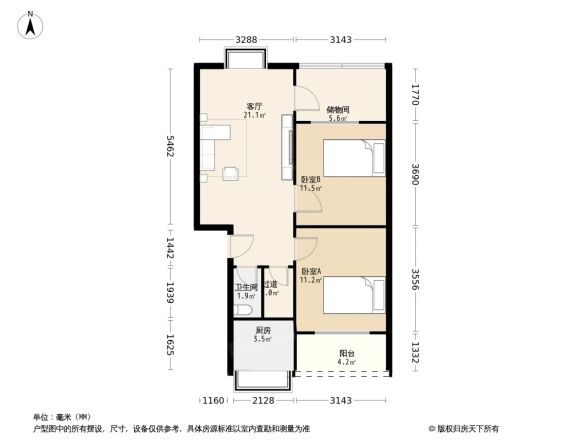 林苑楼户型图