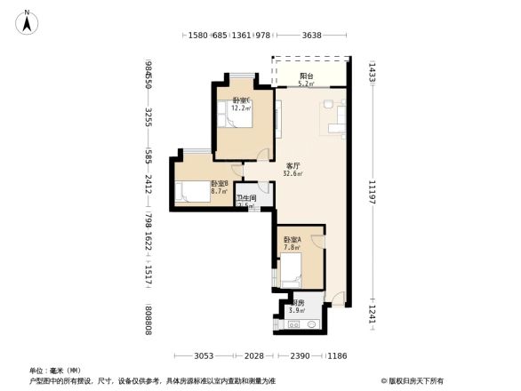 富丽家园富宜居户型图