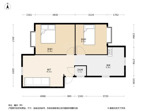 轻机厂宿舍户型图