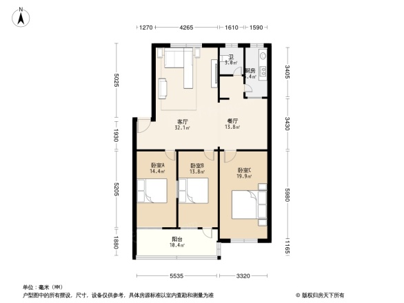 五金站家属院户型图