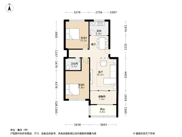九建家属院户型图