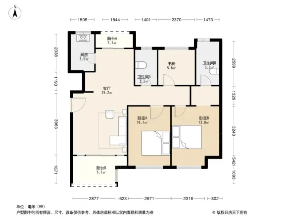 中天九溪诚品户型图