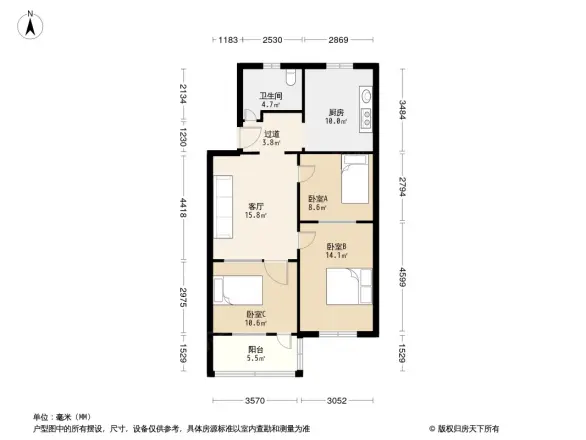 五里堡小区户型图