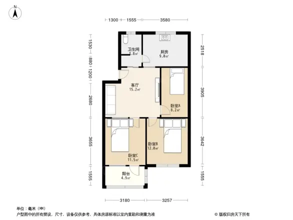 五里堡小区户型图