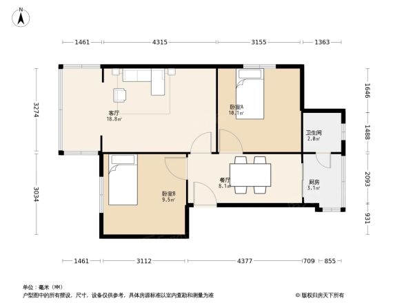 工商局宿舍户型图