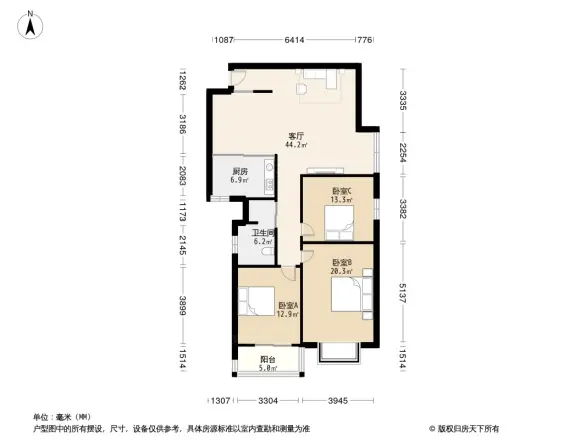 兴大公司户型图