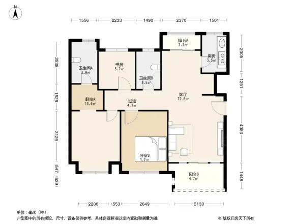 中天九溪诚品户型图